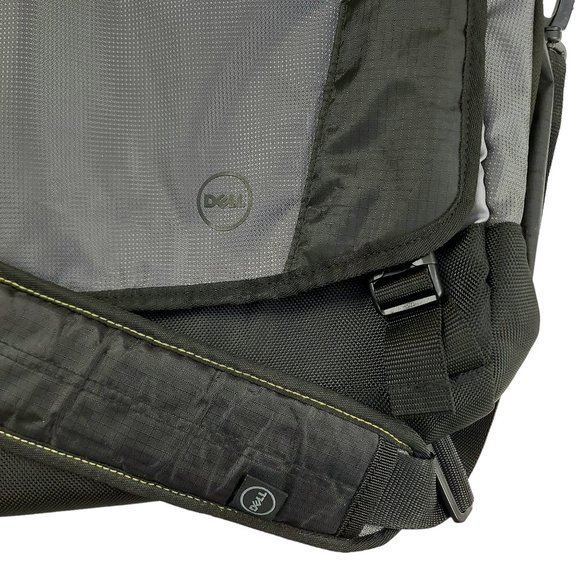Dell Tek Messenger Notebook Carrying Case 17" Black Adjustable Strap Unisex - Picture 8 of 10